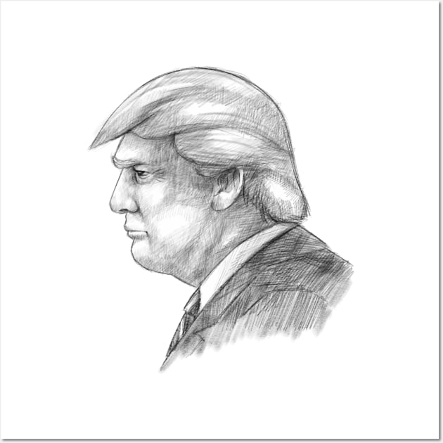 donald trump president Wall Art by mkstore2020